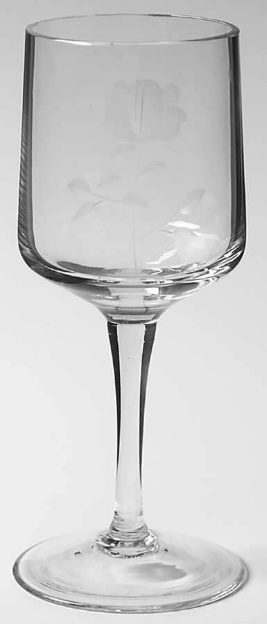 Shadow Rose Wine Glass by Society Crystal-1