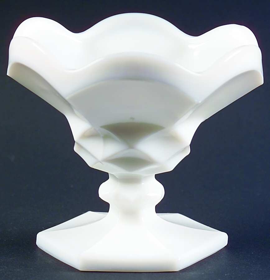 Old Dominion Milk Glass Single Light Candlestick by Smith Glass -1