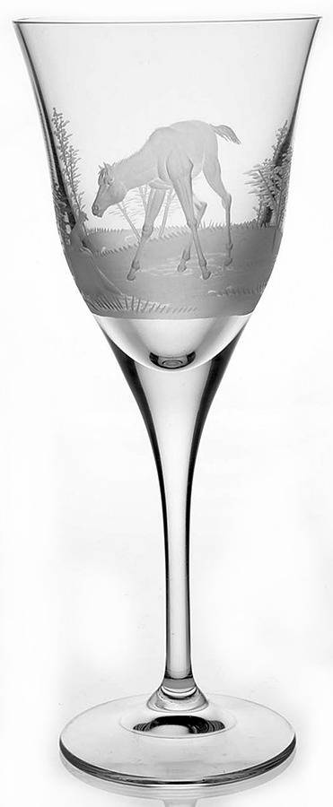 Le Cheval Water Goblet by Source Perrier Collection-1
