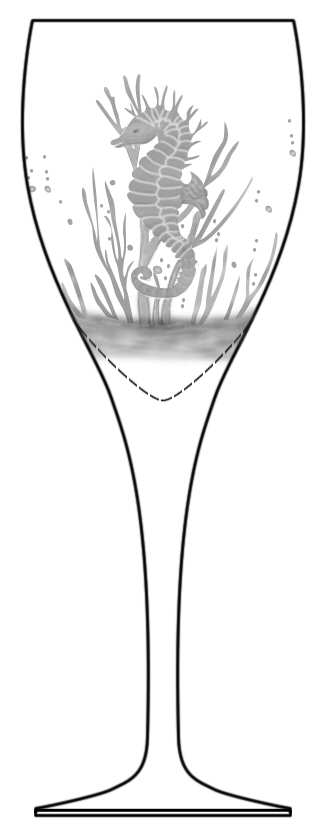 La Mer Water Goblet by Source Perrier Collection-1