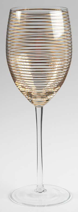 Echo Gold Water Goblet by Sasaki-1