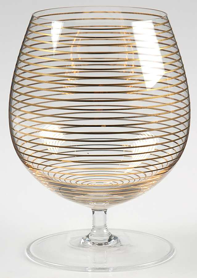 Echo Gold Brandy Glass by Sasaki-1