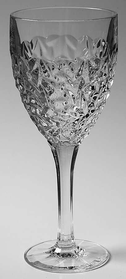 Ice Crystal Water Goblet by Sasaki-1
