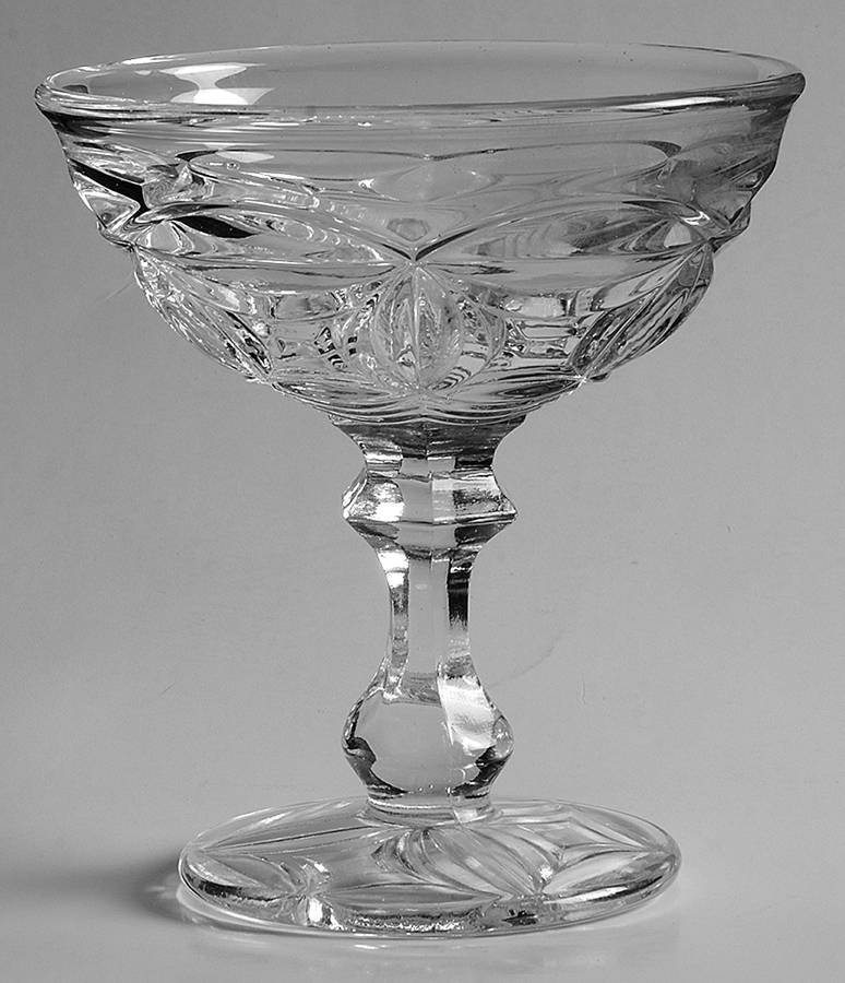 Bristol Clear Champagne/Tall Sherbet by Smith Glass -1