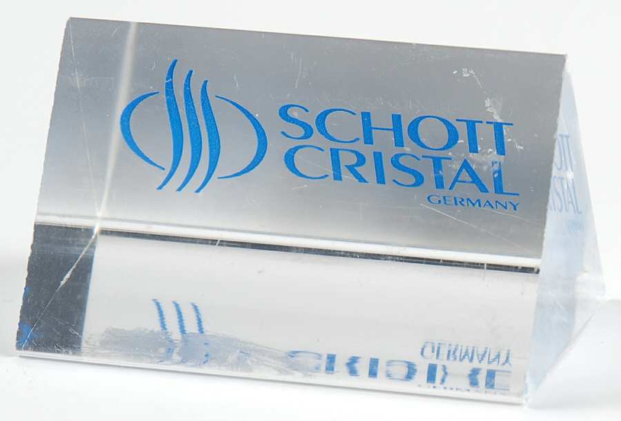 Advertising Signs Lucite Sign 1 by Schott-Zwiesel-1