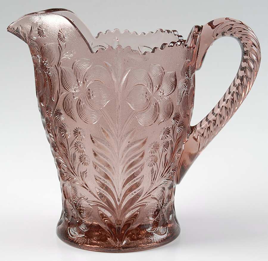Dogwood Lavender Pitcher by Smith Glass -1