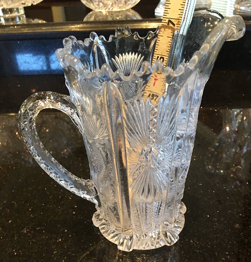 Thistle Crystal 34 Oz Pitcher by Smith Glass -1