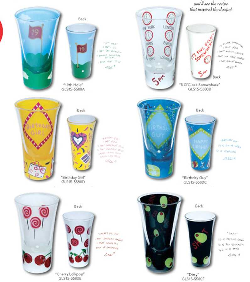 Party Shots Shot Glass by Santa Barbara-1