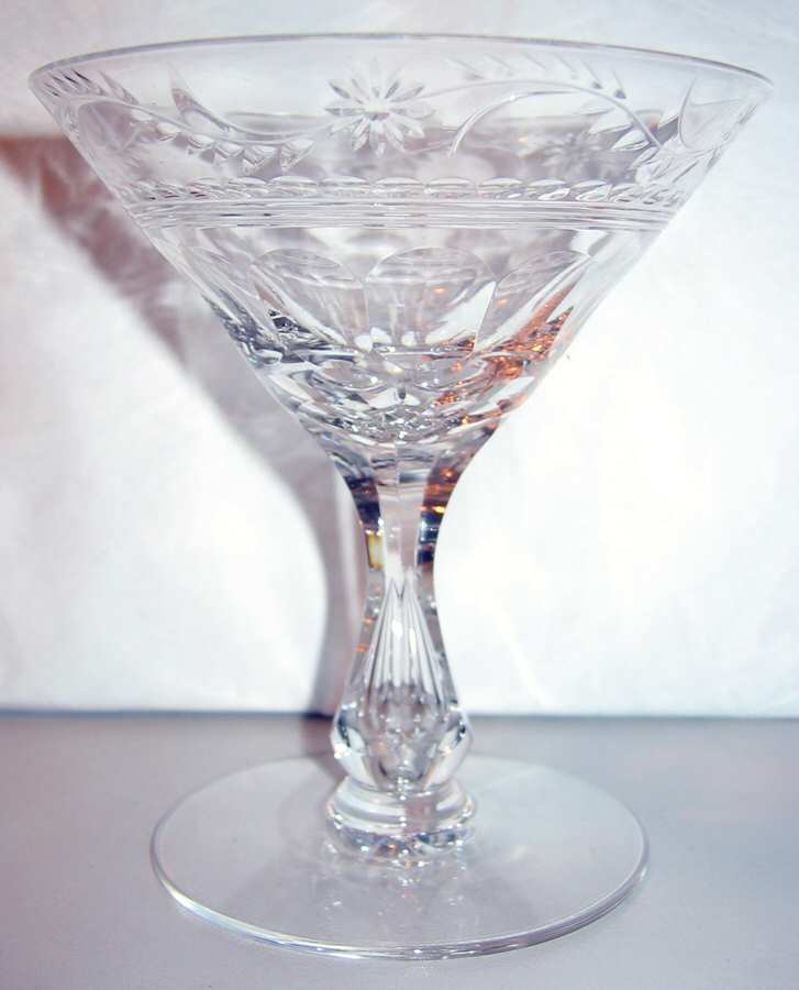Cut 971 Champagne/Tall Sherbet by Seneca-1