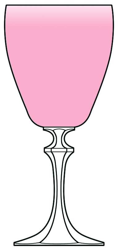 Contour Pink Water Goblet by Schott-Zwiesel-1