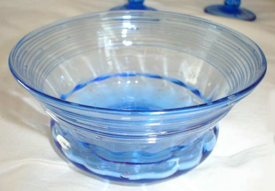 6362 French Blue Finger Bowl by Steuben-1