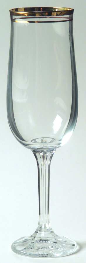 Royal Gold Fluted Champagne by Society Crystal-1