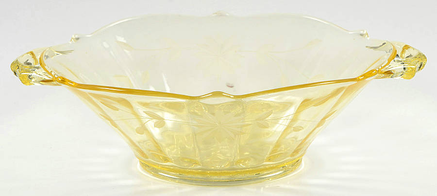 Martha Washington 9" Handled Bowl by Standard Glass-1