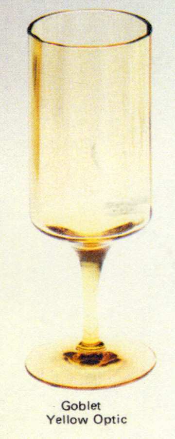 Nocturne Yellow Water Goblet by Seneca-1