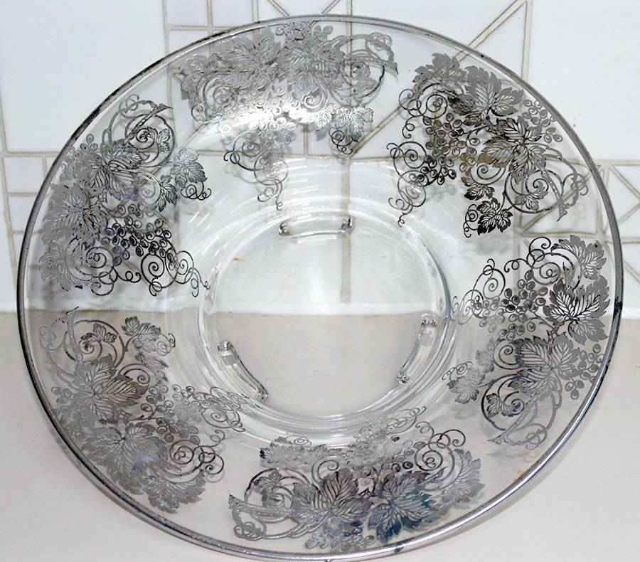 SCI11 Footed Cake Plate by Silver City-1