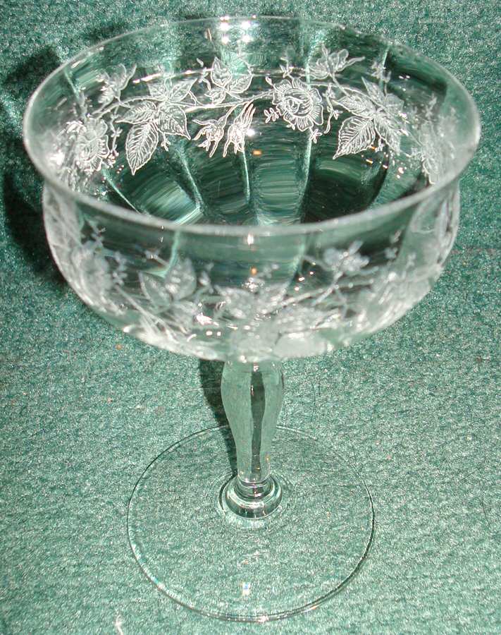 Rose (Stem 400) Champagne/Tall Sherbet by Seneca-1