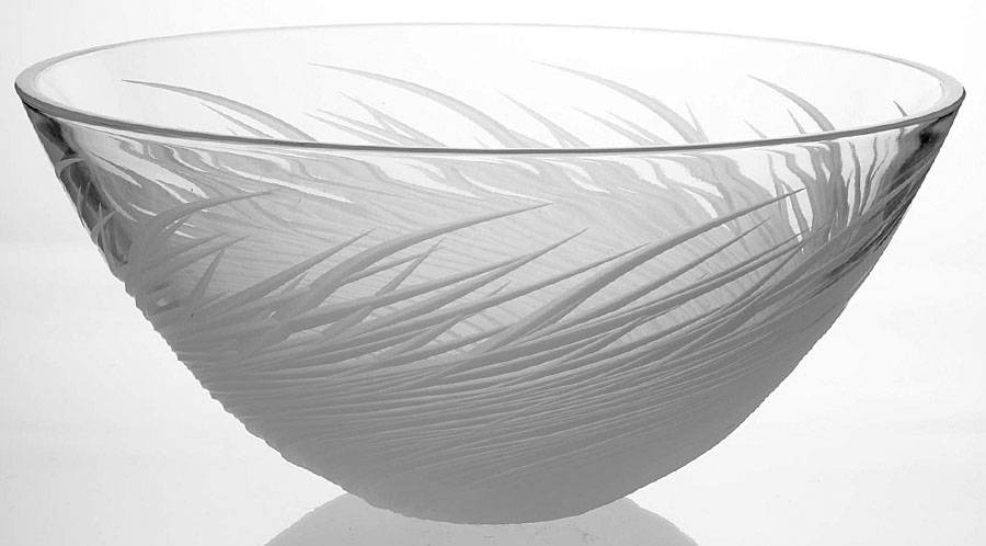 Piume 11" Round Bowl by Salviati-1
