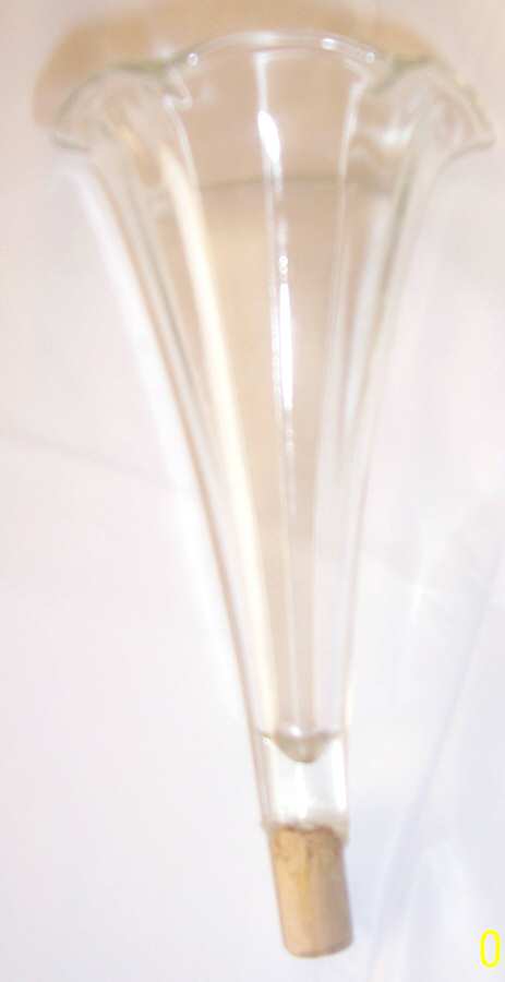 Bristol Antique Green (4 Piece) Epergnette, Large Vase Only by Smith Glass -1