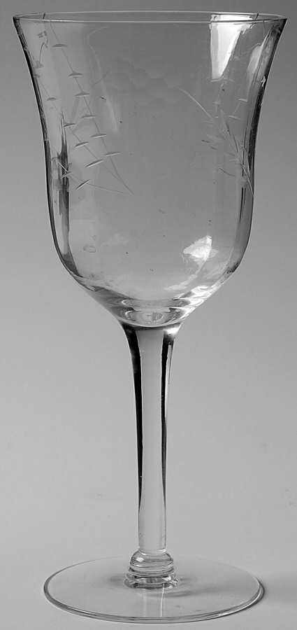 Drury (Smooth Straight Stem) Water Goblet by Sears-1