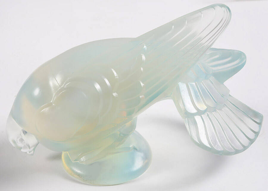 Animals & Figurines #D126 Large Ramier Dove by Sabino Glass-1