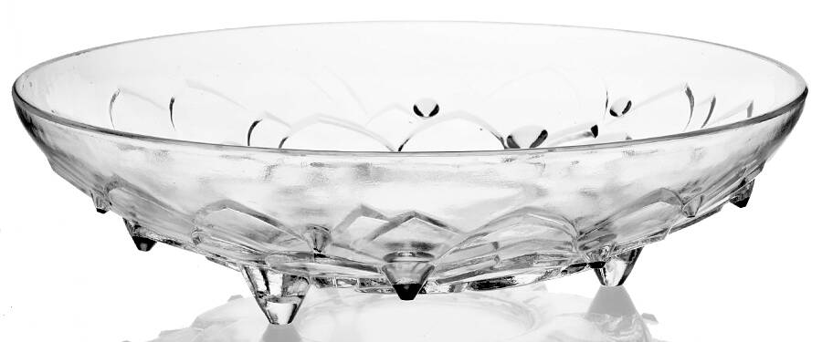 Animals & Figurines 9120 11" Pivoines Bowl by Sabino Glass-1