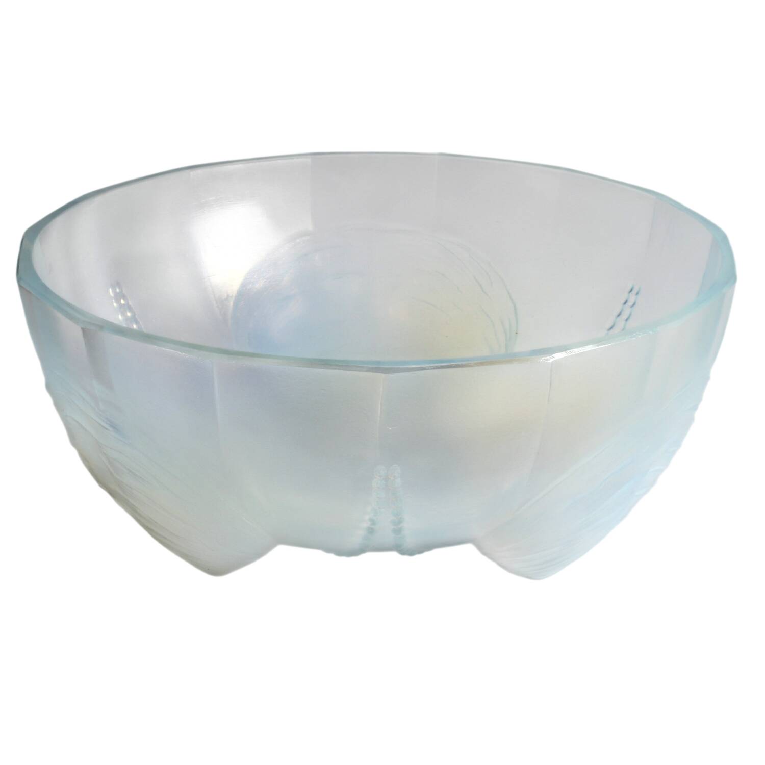 Animals & Figurines #T128 Large Shell Bowl W/Star by Sabino Glass-1