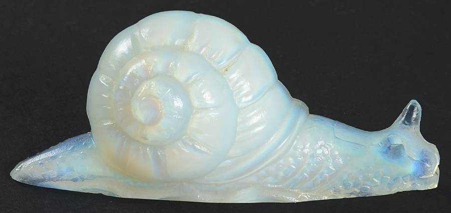 Animals & Figurines #A74 SMALL SNAIL "ESCARGOT" by Sabino Glass-1