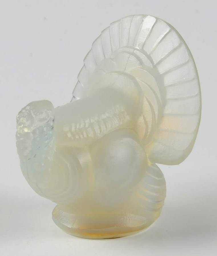 Animals & Figurines #A55 Small Turkey by Sabino Glass-1