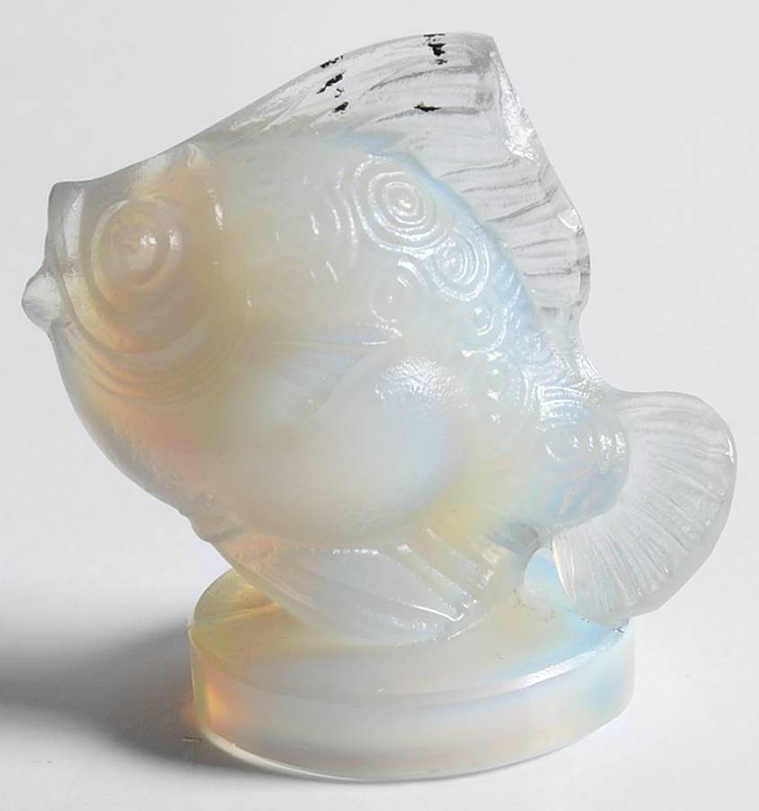 Animals & Figurines #F45 Poisson San Piarre Fish by Sabino Glass-1