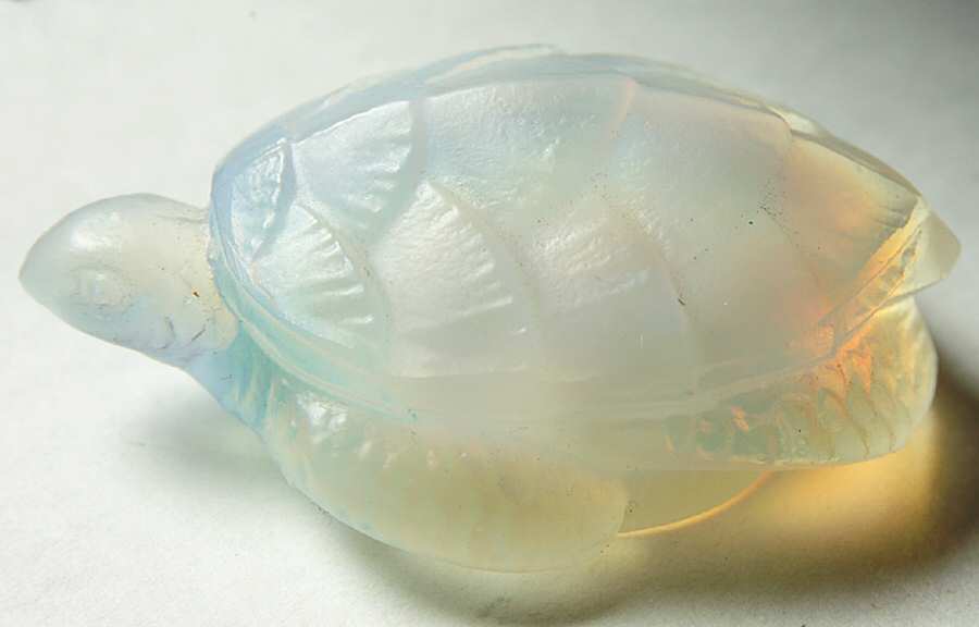 Animals & Figurines #A60 Small "Tortue" Turtle by Sabino Glass-1