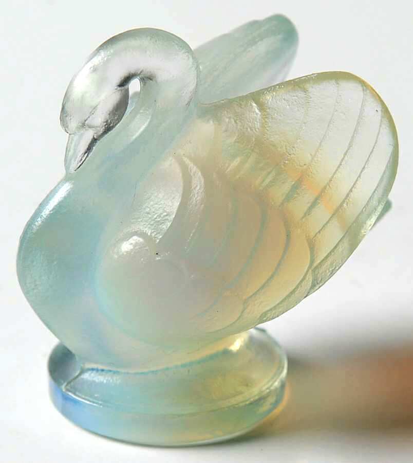 Animals & Figurines #A61 Small "Cygne" Swan by Sabino Glass-1
