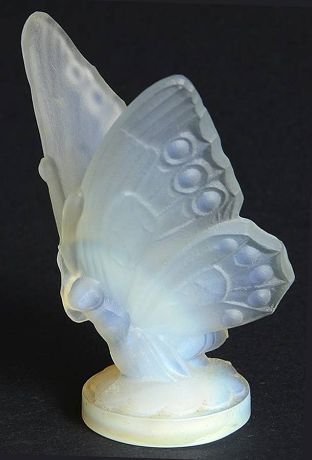 Animals & Figurines #B47 Large Wings Open Butterfly by Sabino Glass-1