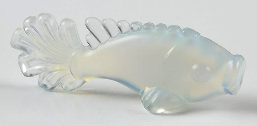 Animals & Figurines #KN97 Fish Knife Rest by Sabino Glass-1
