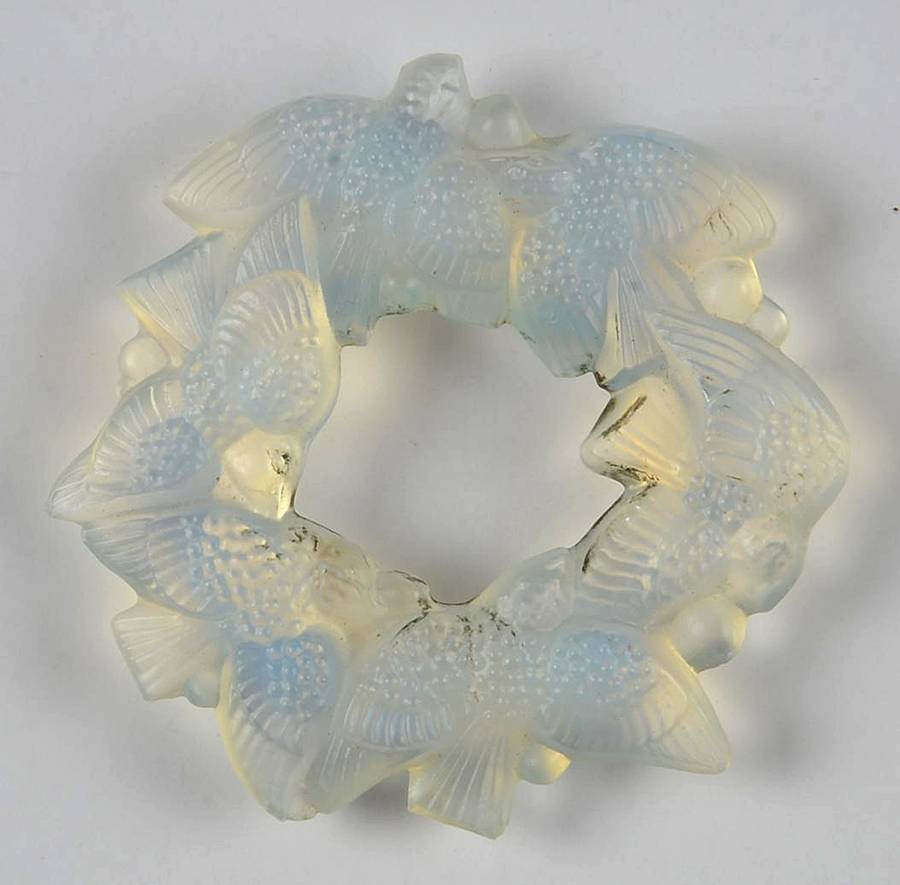Animals & Figurines #A66 Small Ring of Birds by Sabino Glass-1