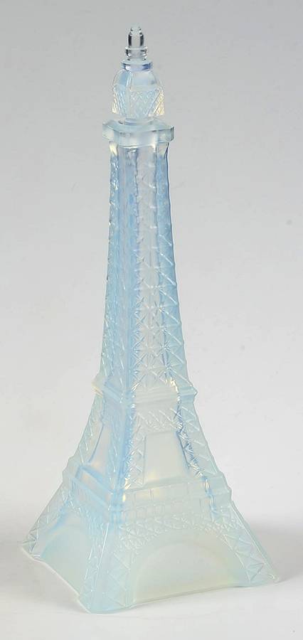 Animals & Figurines #PF213 Eiffel Tower Perfume Bottle by Sabino Glass-1