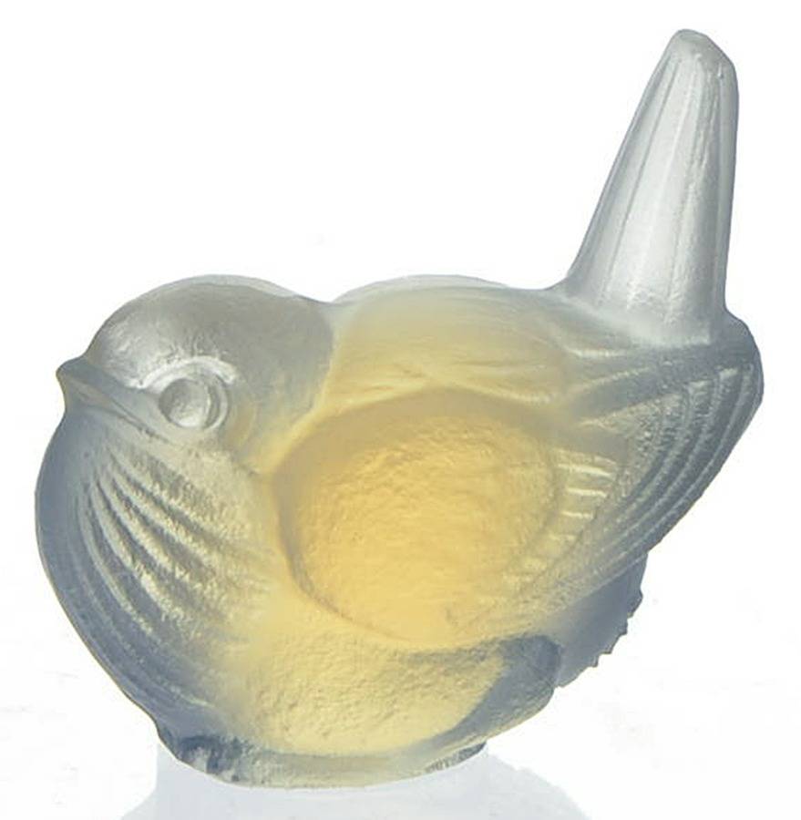 Animals & Figurines #A29 Small Hopping Bird by Sabino Glass-1