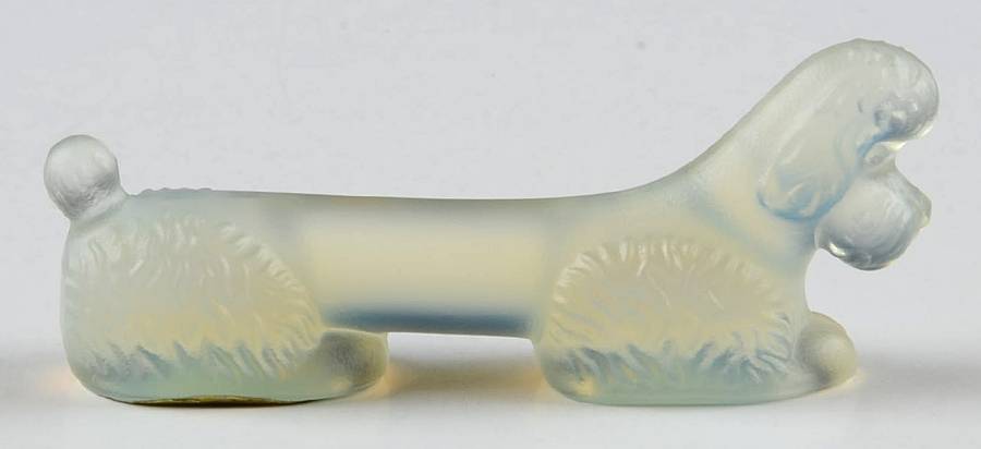 Animals & Figurines #KN101 Poodle Knife Rest by Sabino Glass-1