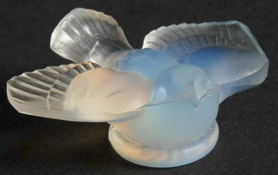 Animals & Figurines #A50 Wing Down Mini Bird by Sabino Glass-1