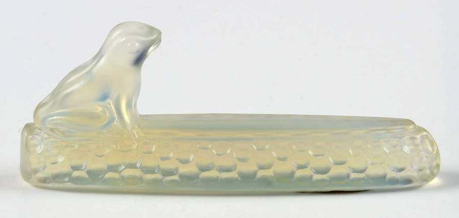 Animals & Figurines #KN96 Frog Knife Rest by Sabino Glass-1