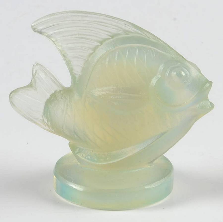 Animals & Figurines #F41 Poisson Mouleck Fish by Sabino Glass-1