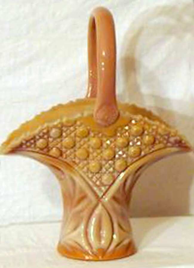 Innovation Chocolate Slag 12" Basket by Smith Glass -1