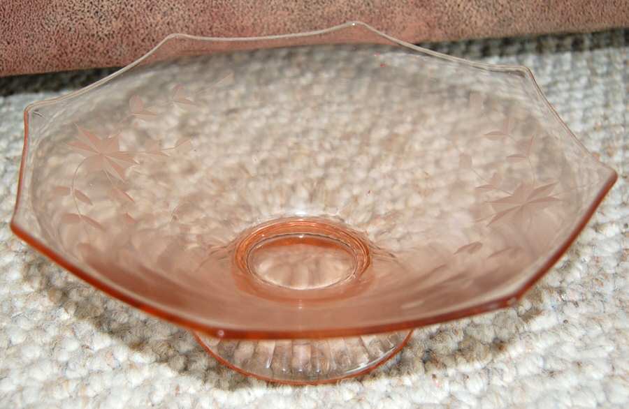 Norwood Pink 8" Round Bowl by Standard Glass-1