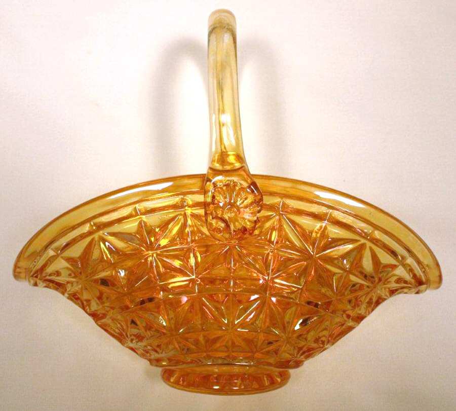 Solitaire (Various Colors) 8" Basket by Smith Glass -1