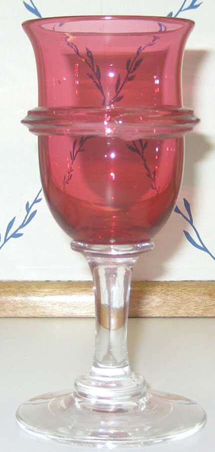 6364 Cranberry Cordial Glass by Steuben-1