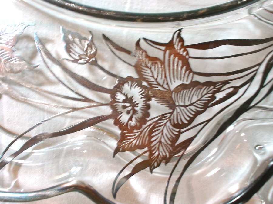 Daffodil 10" Crescent Shape 2 Part Celery/Relish by Silver City-1