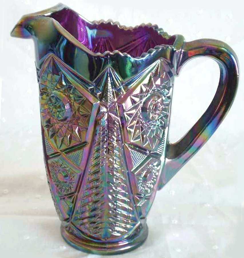 Valtec Amethyst Carnival 32 Oz Pitcher by Smith Glass -1