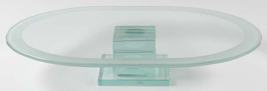 Venice Collection 15" Oblong Footed Tray by Strata Group-1
