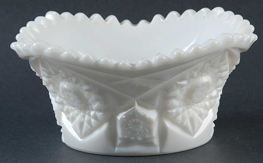 119 (Milkglass) 6" Nappy by Smith Glass -1