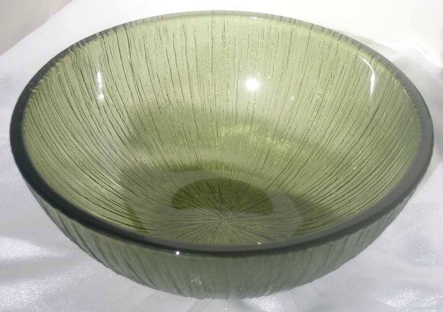 Rain Glass Green 5" Round Bowl by Sasaki-1