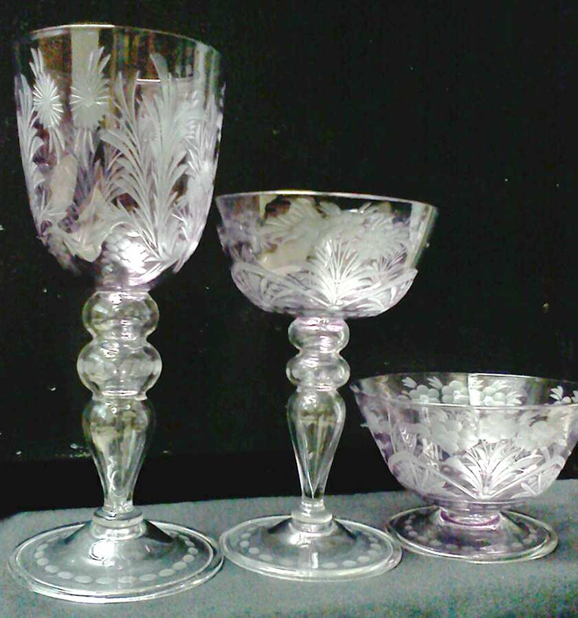 Harvard Water Goblet by Steuben-1